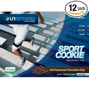  Undefeated Sport Cookie   Chocolate Chip   Endurtance Fuel 