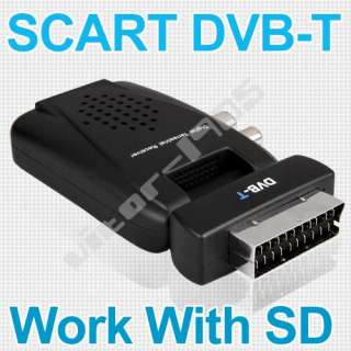 TV Digital PVR DVB T SCART Tuner Freeview Receiver USB  