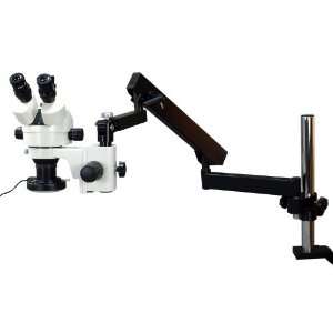 OMAX 3.5X 90X Zoom Articulating Arm Trinocular Stereo Microscope with 