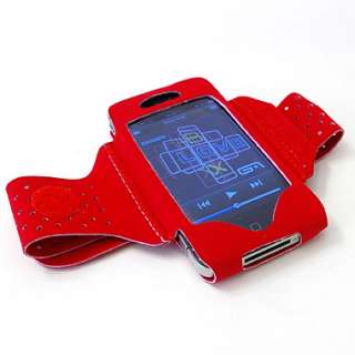 Red Iphone 4 4G Soft Sports Running Gym Armband  