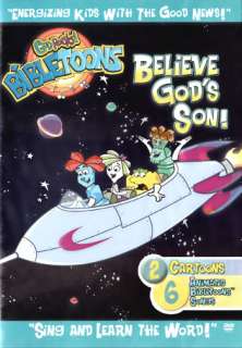 NEW Sealed Christian Kids DVD God Rocks Bibletoons #5   Believe God 