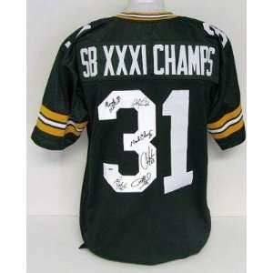   Packers SB XXXI Champs Signed Jersey PSA/DNA   Autographed NFL Jerseys