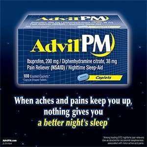  Advil PM Nighttime Pain Reliever