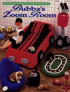 Bubbas Zoom Room Barbie Brother Furniture Crochet Pattern Leaflet 
