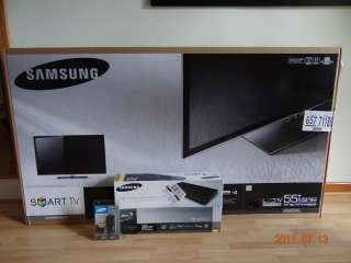 SAMSUNG UN55D6000 LED SMART TV + BLU RAY PLAYER + WIFI 36725234901 