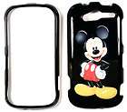 Mickey Mouse Black HTC MyTouch 4G Faceplate Case Cover Snap On