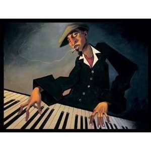  Piano Man II (giclee) Poster Print