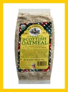 4x Bobs Red Mill Organic Scottish Oatmeal 20 oz Bags  