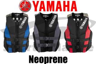 This listing is for a brand new Yamaha Neoprene Life Jacket Vest.