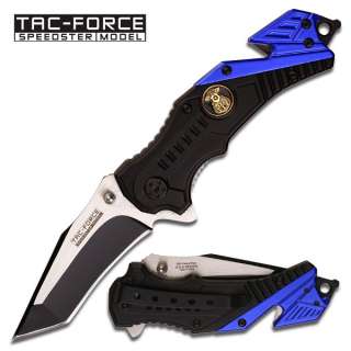 Spring Assisted Tactical POLICE Rescue Pocket Knife T640PD  