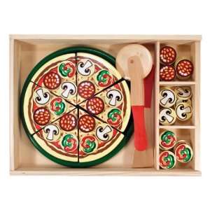  Melissa and Doug Pizza Party Play Food Set Toys & Games