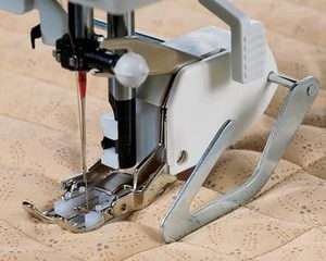 Even Feed/Walking Foot Sewing Machine Presser Foot+Quilt Guide Elna 
