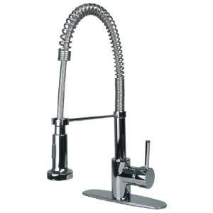   Handle Chrome Kitchen Faucet with Pull Down Spout