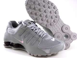   Shox NZ Gray/Metallic Pink Running Trainer Gym Work Out Women Shoes