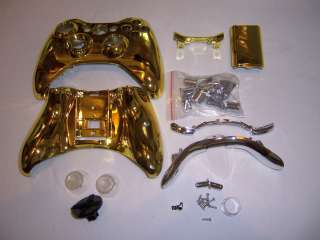 Full Gold Shell for Xbox 360 wireless controller  