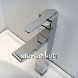 Single Handle Chrome Bathroom Vanity Sink Lavatory Faucet 5674  