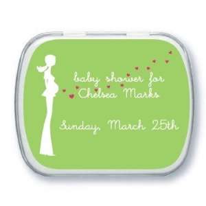  Personalized Mint Tins   Lime Tummy Love Baby Shower Mint 