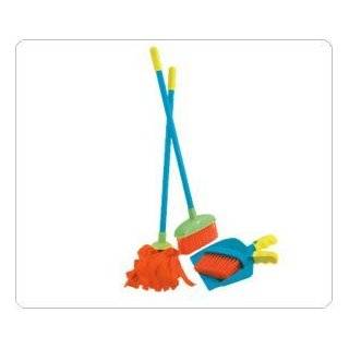 Childrens Deluxe Pretend Play 4 pc House Cleaning Set incl. Broom 