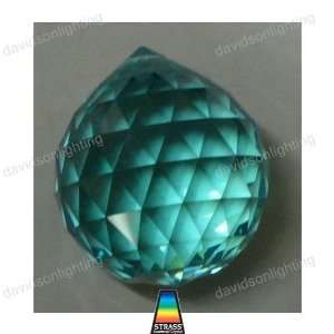   Swarovski Strass Antique Green Crystal Ball Prisms