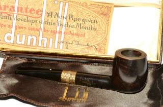 1988 DUNHILL DRESS 4110 LIVERPOOL pipe w./ 9K MULTI COLOURED GOLD 