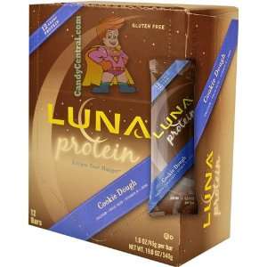 Luna Bar Protein Cookie Dough (12 Ct) Grocery & Gourmet Food