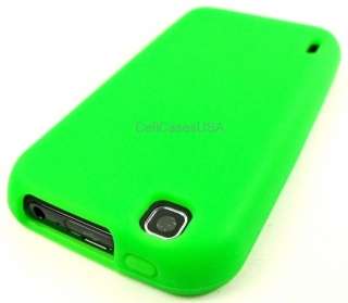   E739 T MOBILE MYTOUCH GREEN SILICONE SOFT SKIN GEL COVER CASE  