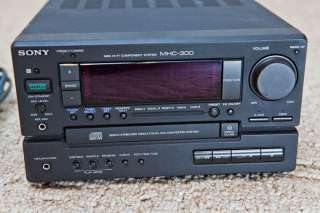 Sony MHC 300 Mini HiFi Component System HCD H300 Receiver CD Player 