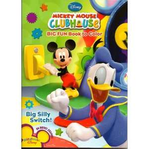  Disney Mickey Mouse Clubhouse Big Fun Book to Color ~ Big 