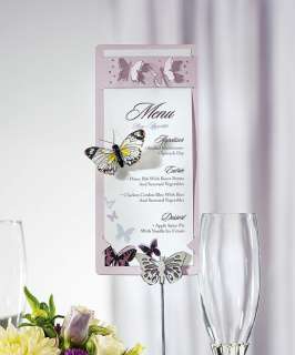   Table Decorative Personalized Butterfly Stationery Caddies for Menus