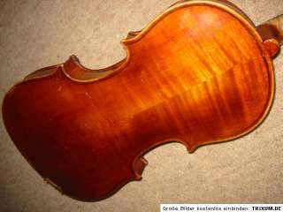 Nice old German Violin NR Nicely flammed Stradivarius  