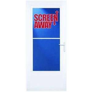  36 White Screenaway Door