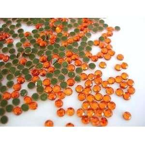  144pc Hot Fix Rhinestones SS6 Iron On (2mm Orange 