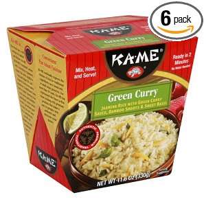 Ka Me Rice Box, Green Curry, 11.6 Ounce Cartons (69.6 Ounces)  