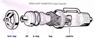 Hayward Large Capacity Leaf Canister W530 OEM Part  