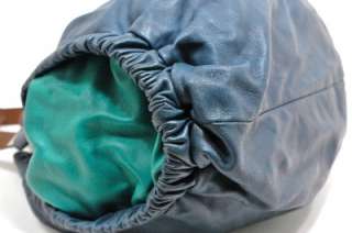 Fabulous MARNI TEAL/Emerald Green Soft Leather Shoulder Bag  