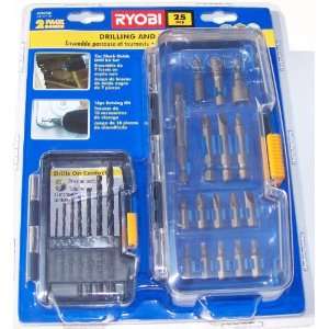  RYOBI 25 Piece Drilling and Driving Kit