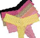 RP$32 Lot 2 Victoria Comfort and Indulgence The Floral Lace Thong L XL