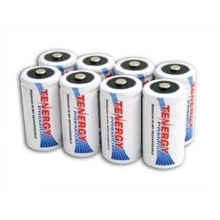   5000mAh High Capacity High Rate NiMH Rechargeable Batteries by Tenergy