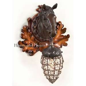  Bridled Horse Wall Sconce Lamp