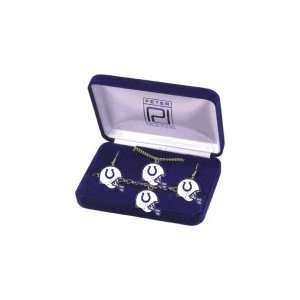  NFL Indianapolis Colts Helmet Jewelry Gift Set Sports 