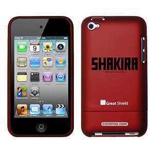  Shakira Block Letters on iPod Touch 4g Greatshield Case 