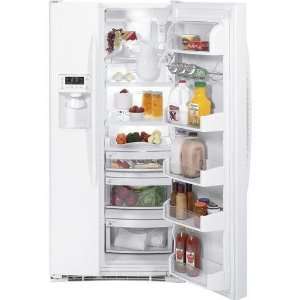    23.1 Cu. Ft. White Side by Side Refrigerator