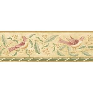 Brewster 418B279 Borders and More Singing Bird Wall Border, 6.875 Inch 