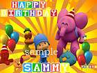 POCOYO Edible Birthday CAKE Image Icing Topper items in Cool Cake 