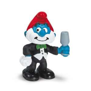  Schleich The Smurfs Mini Figure Papa Smurf in Tails Toys & Games