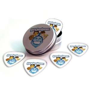   Logo Guitar Picks X 5 (2 Sided Print) in Tin Musical Instruments