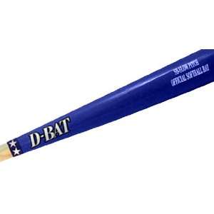  D Bat Half Dip Ash Slow Pitch Softball Bats ROYAL BLUE 34 