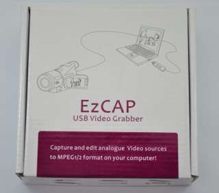 USB 2.0 VIDEO Grabber CAPTURE FOR XP VISTA Apple Mac OS  