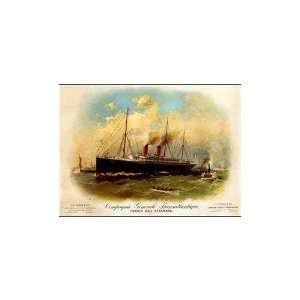  French Mail Steamers    Print