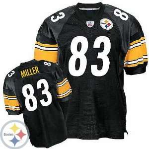  Pittsburgh Steelers #83 Heath Miller Jerseys Black 